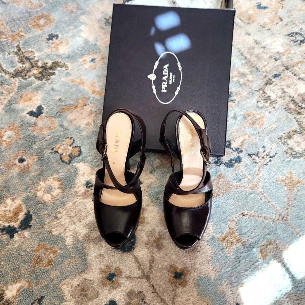 Prada  platform heels
